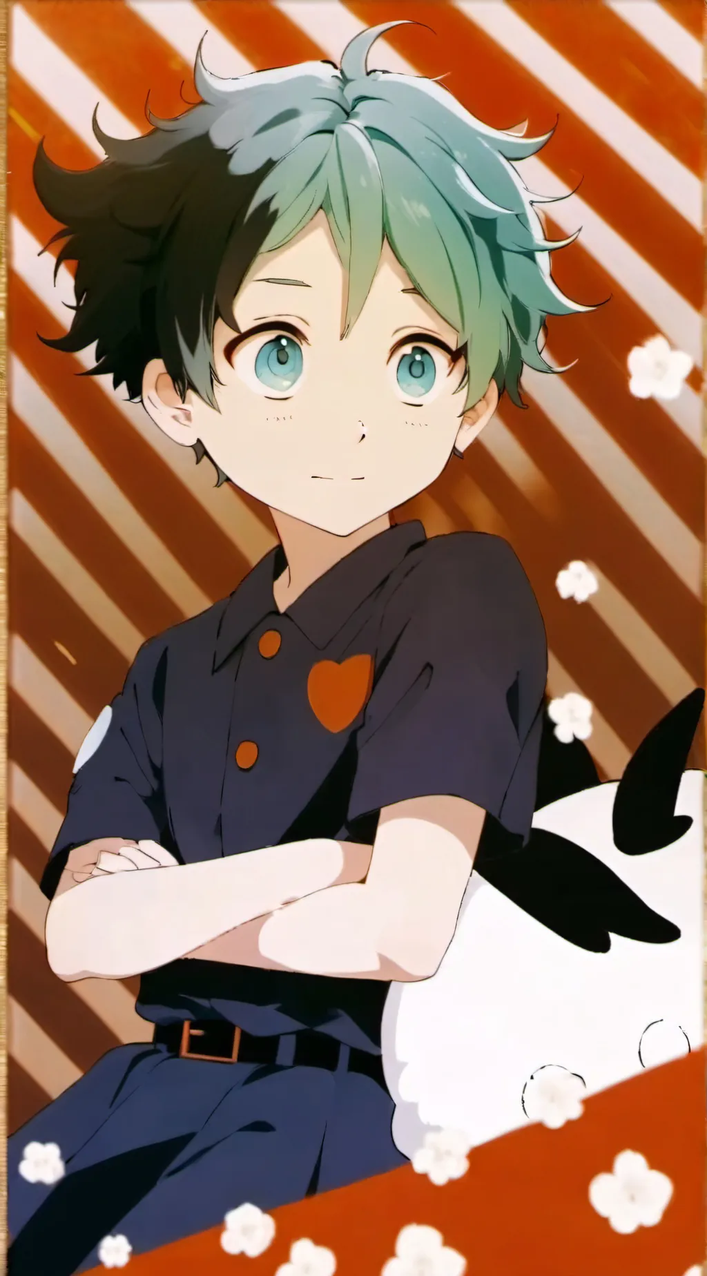 ai character: Baby deku background