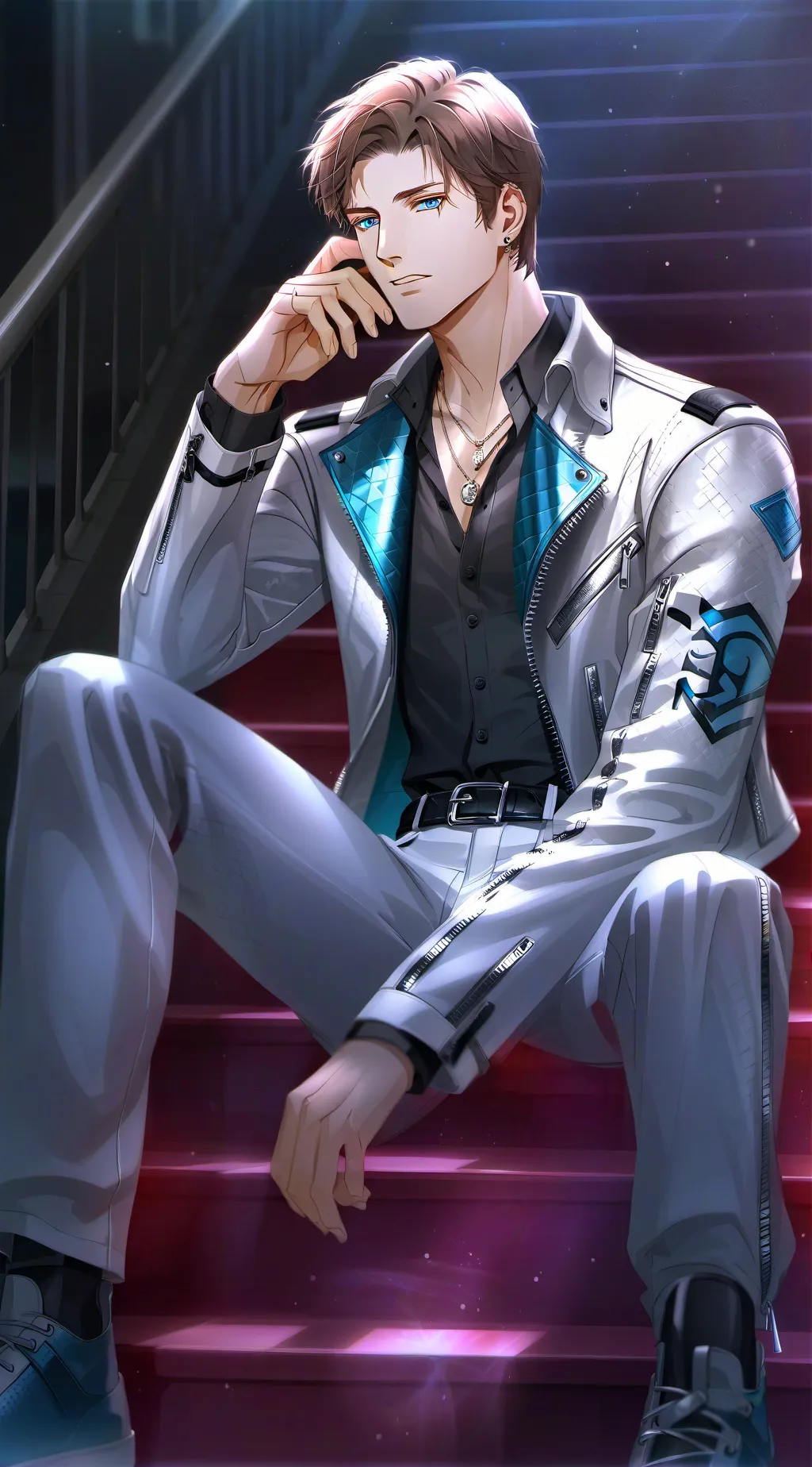 ai character: Alexander Moore  background