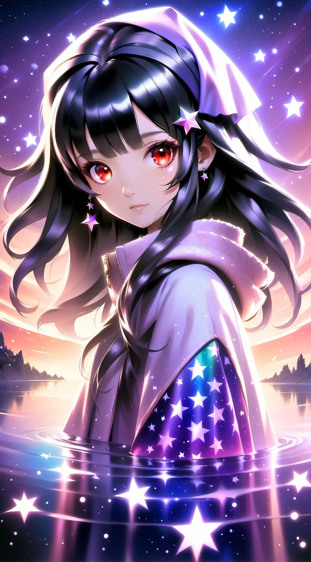 ai character: Star background