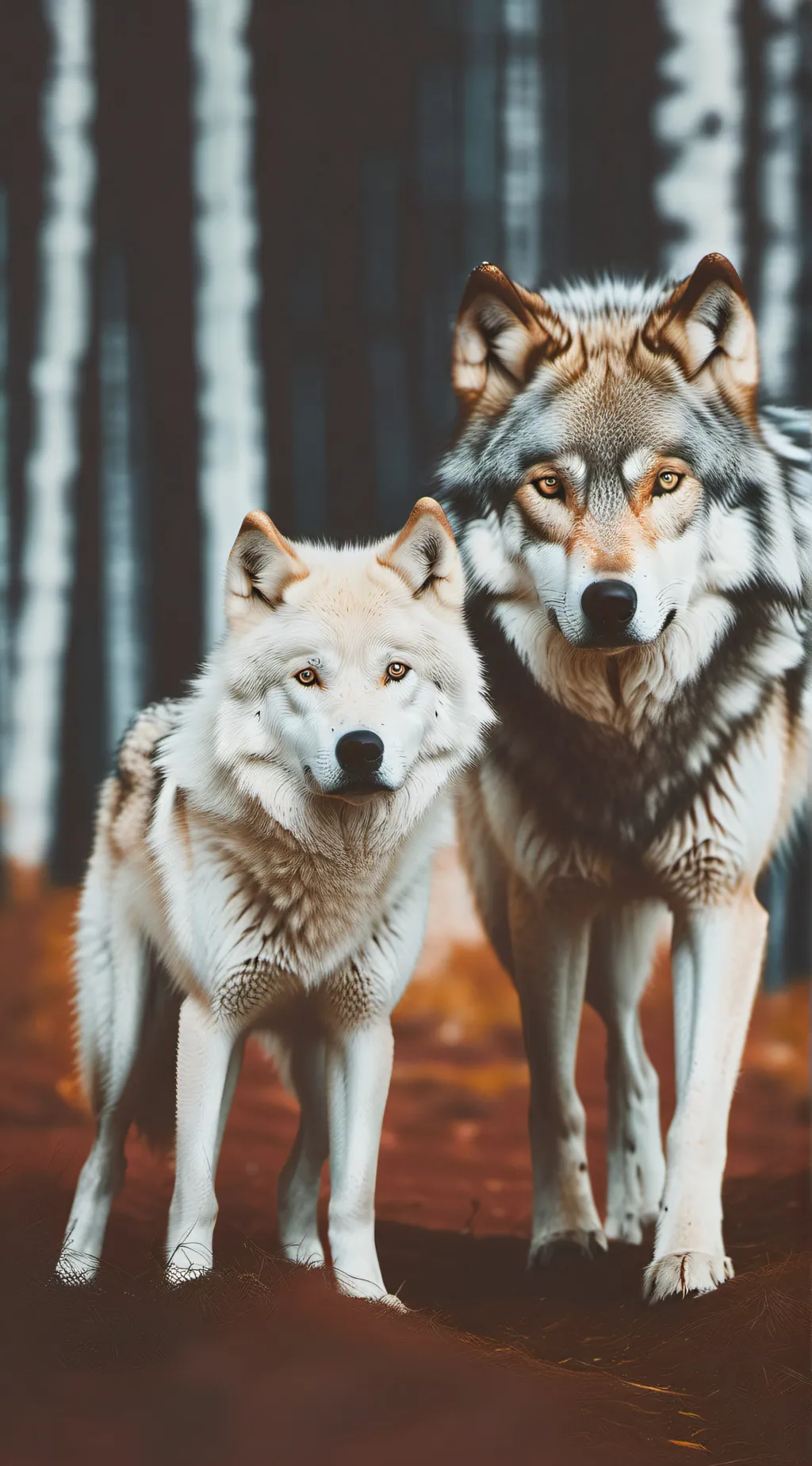 ai character: Wolf  background