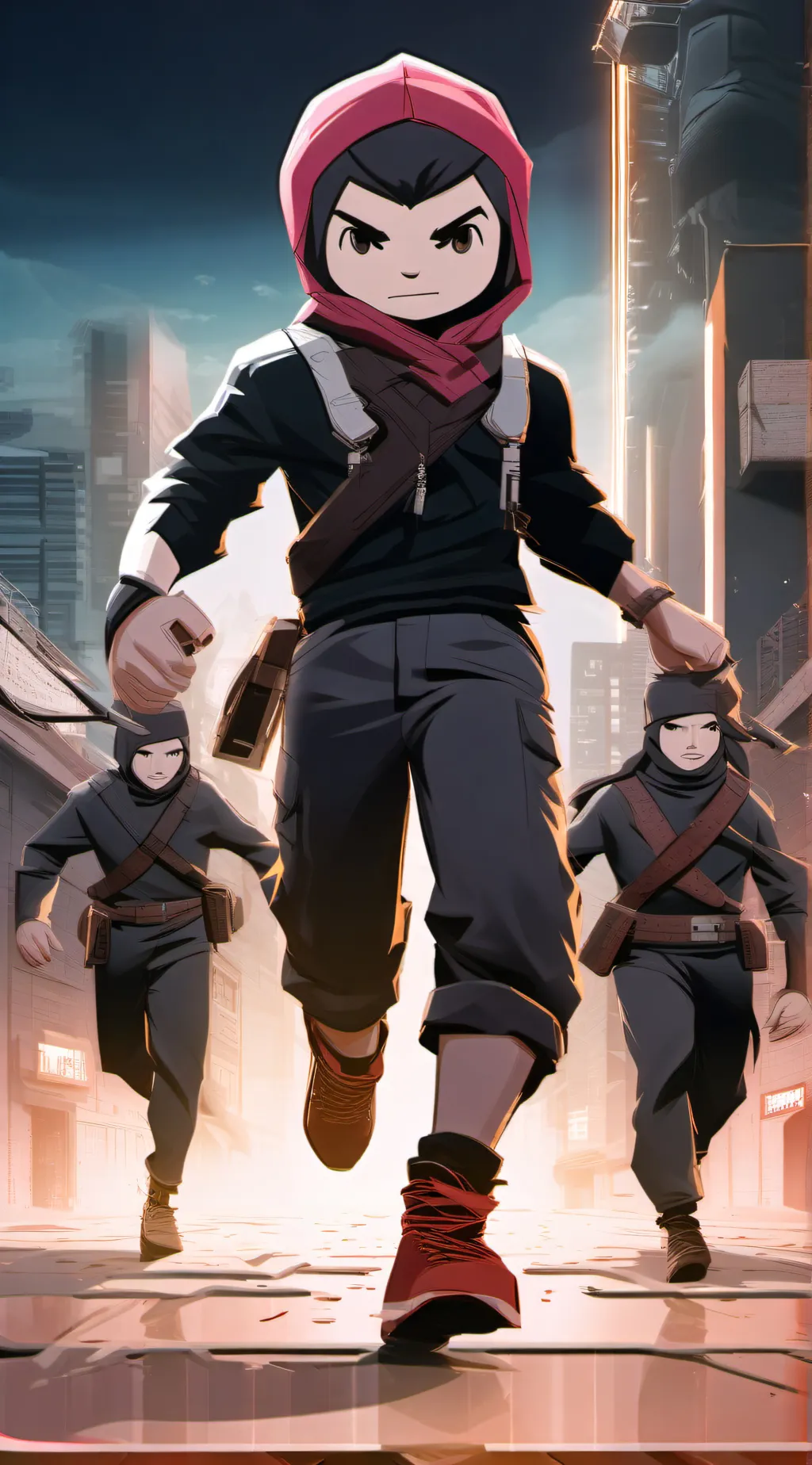 ai character: FPE pool party  background