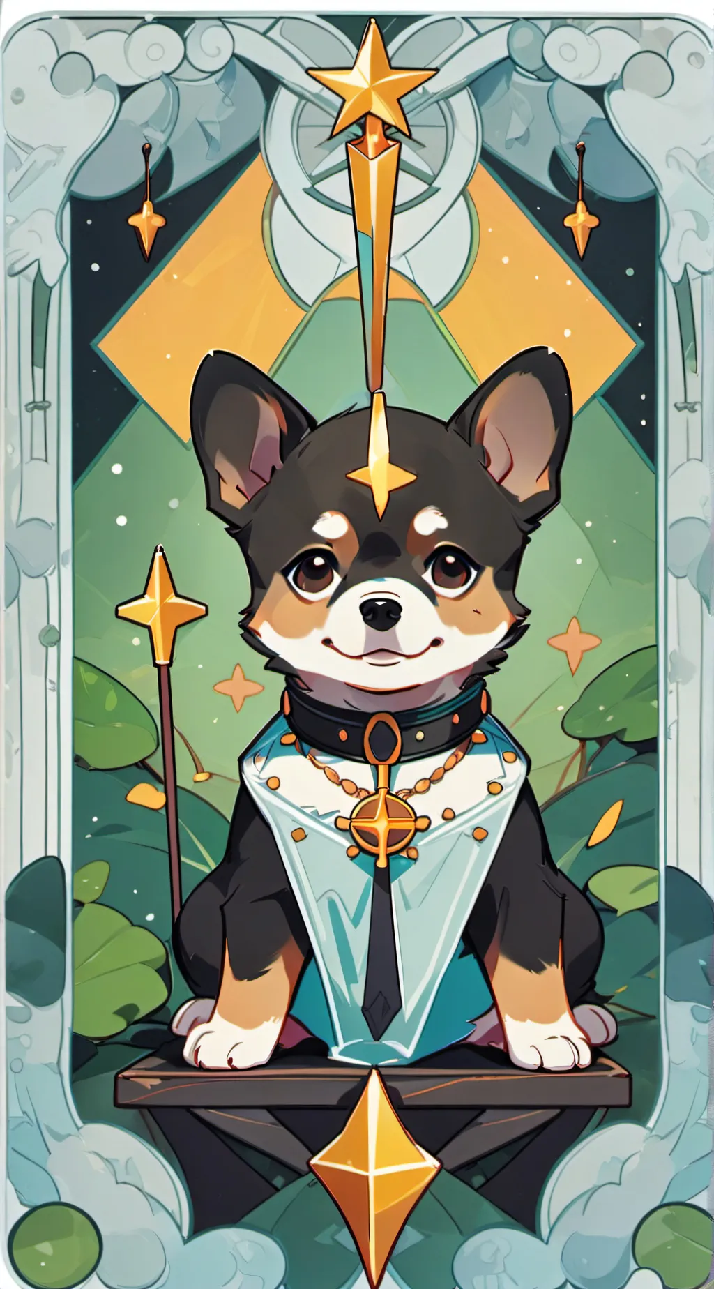 ai character: taco background