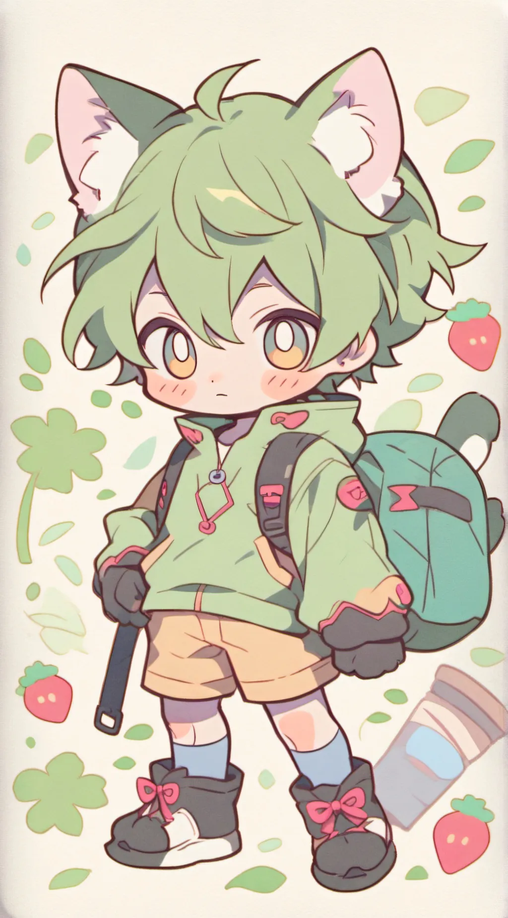 ai character: Axey background