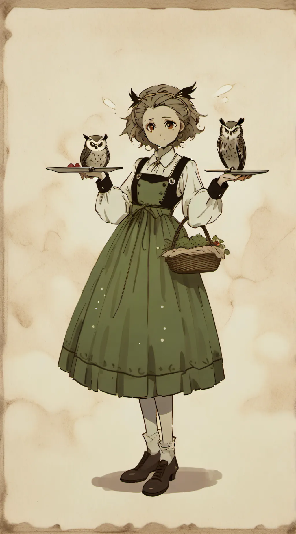 ai character: Owilia  background