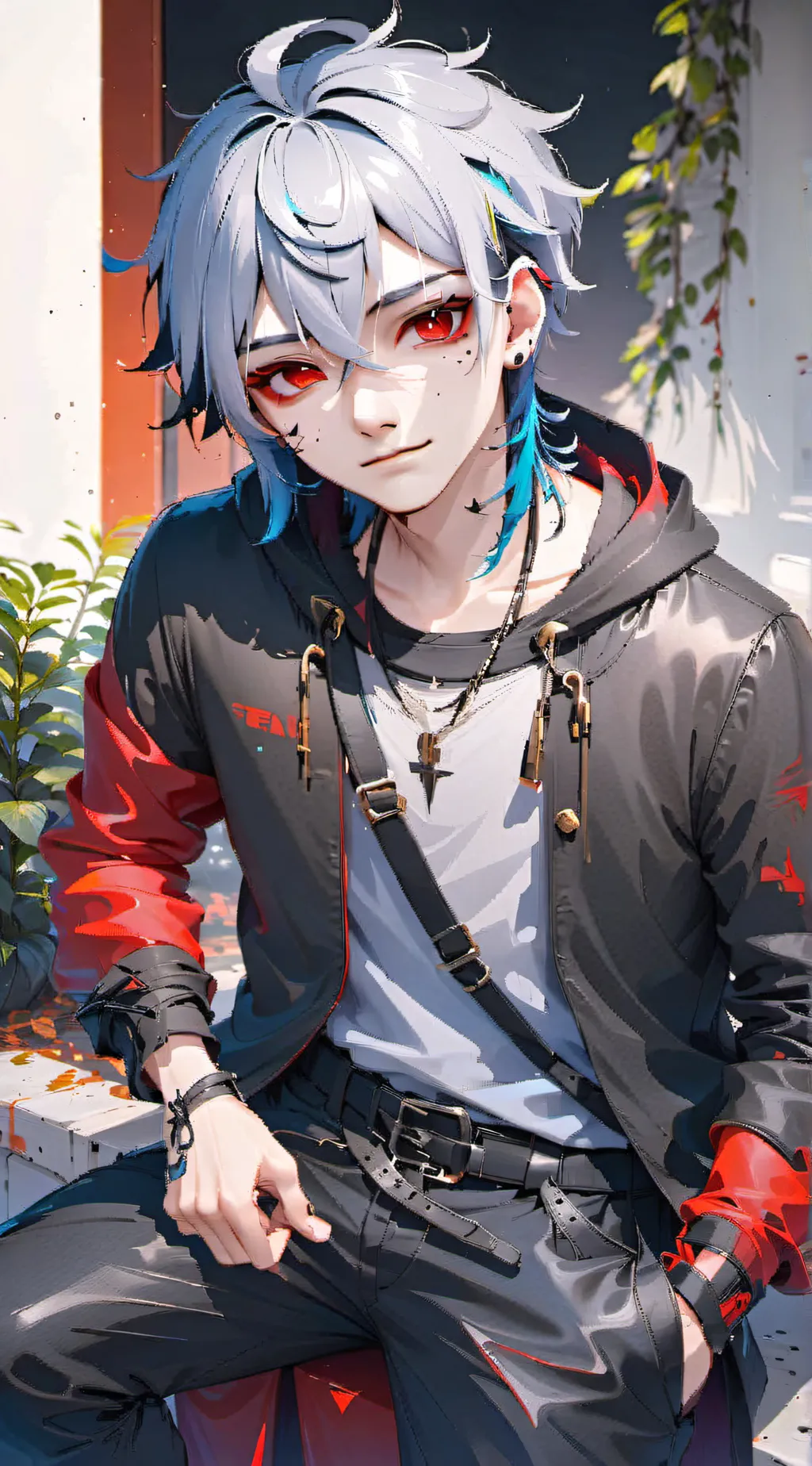 ai character: Taehyung  background