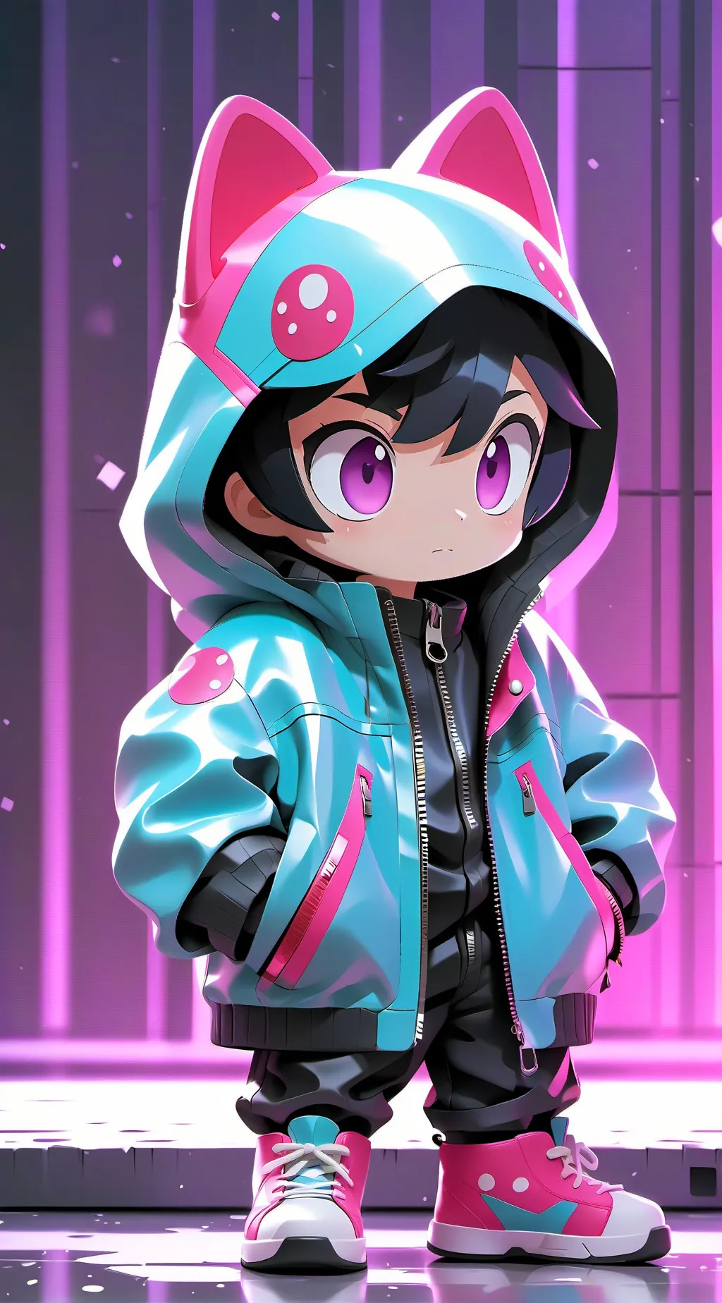 ai character: zip background