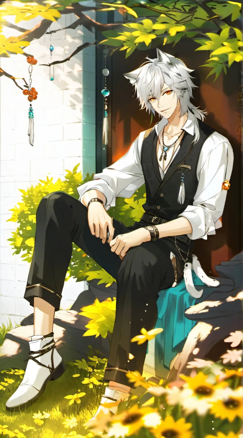 ai character: 🤍Lucas🤍 background