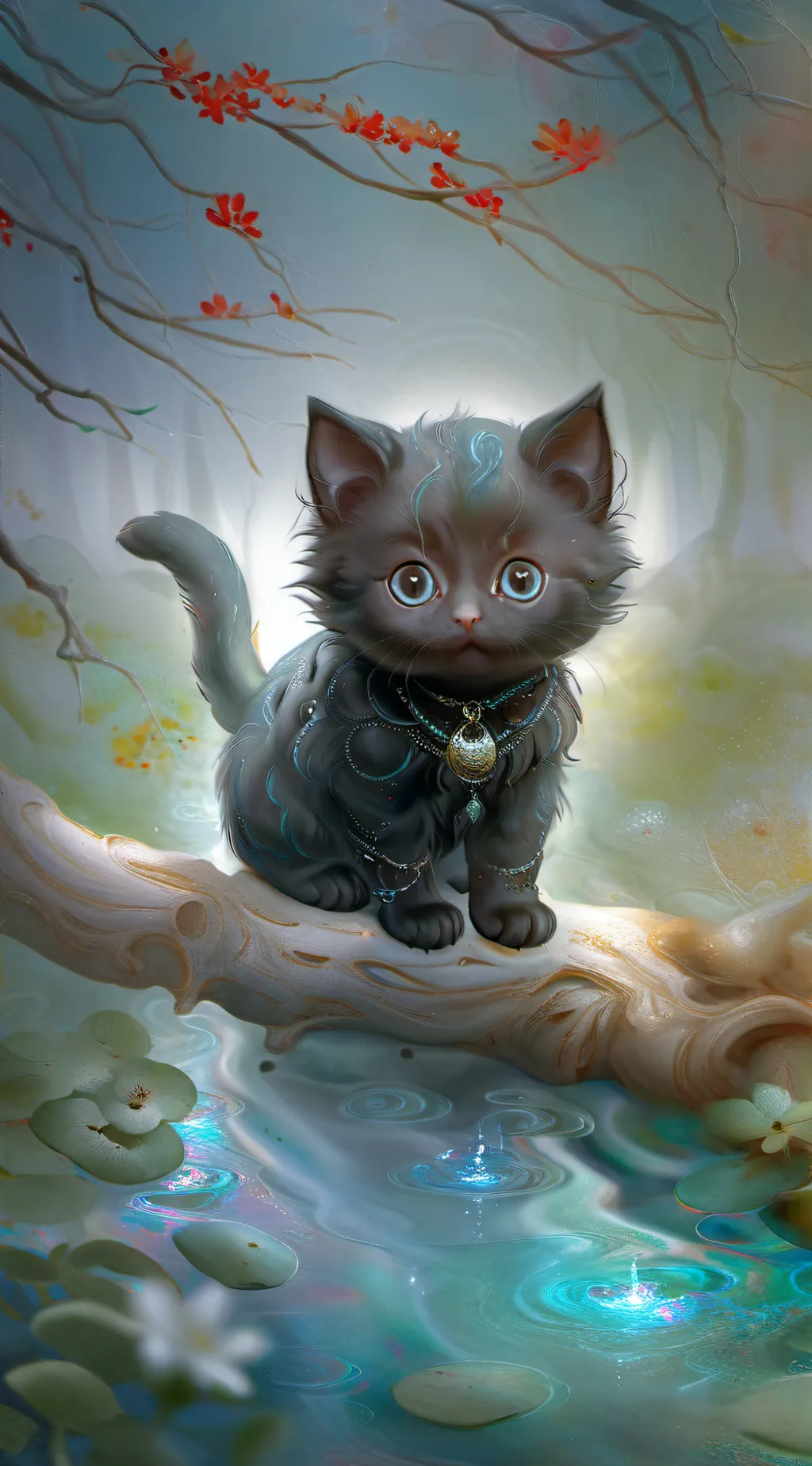 ai character: Night background