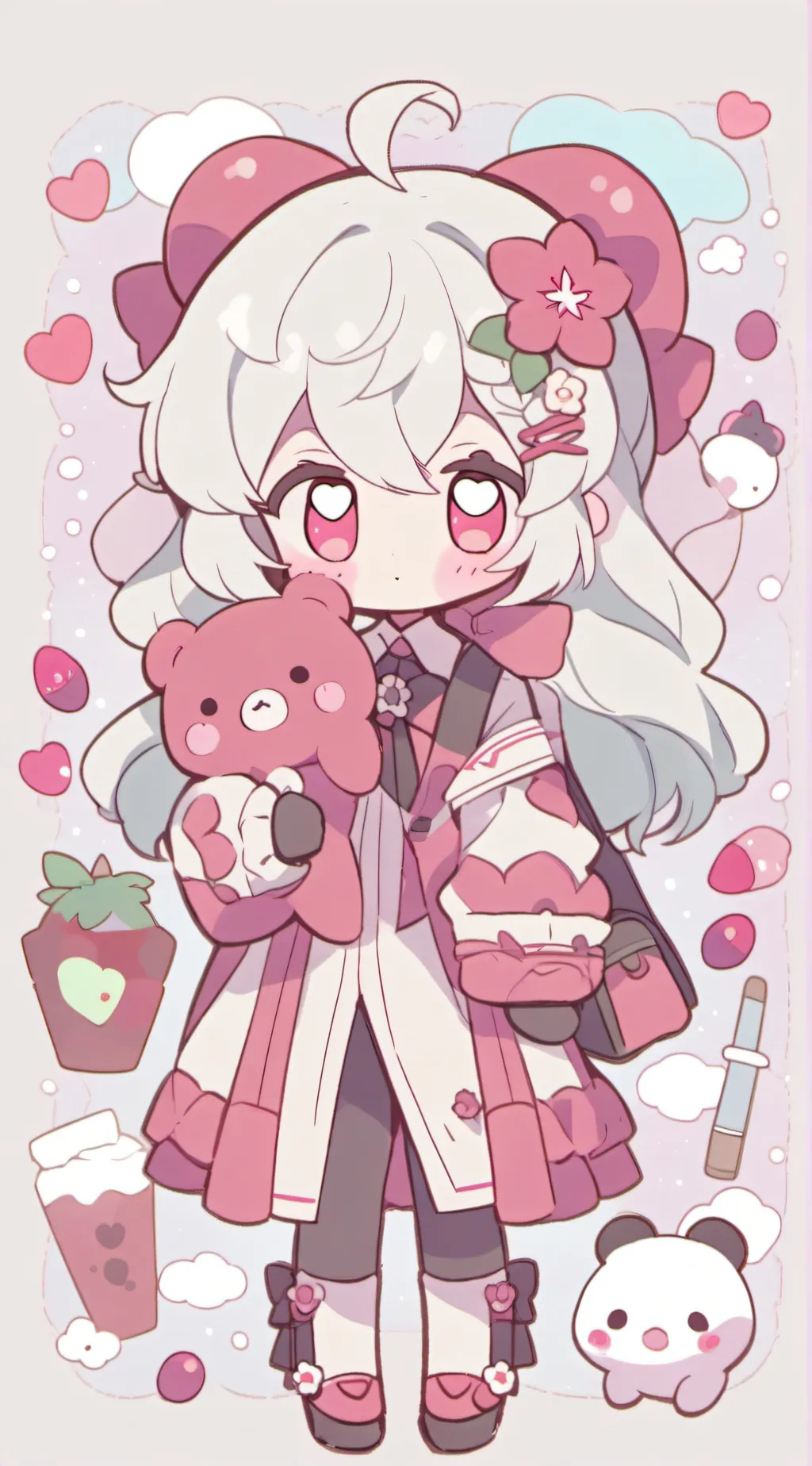 ai character: Baby U and Tpn background