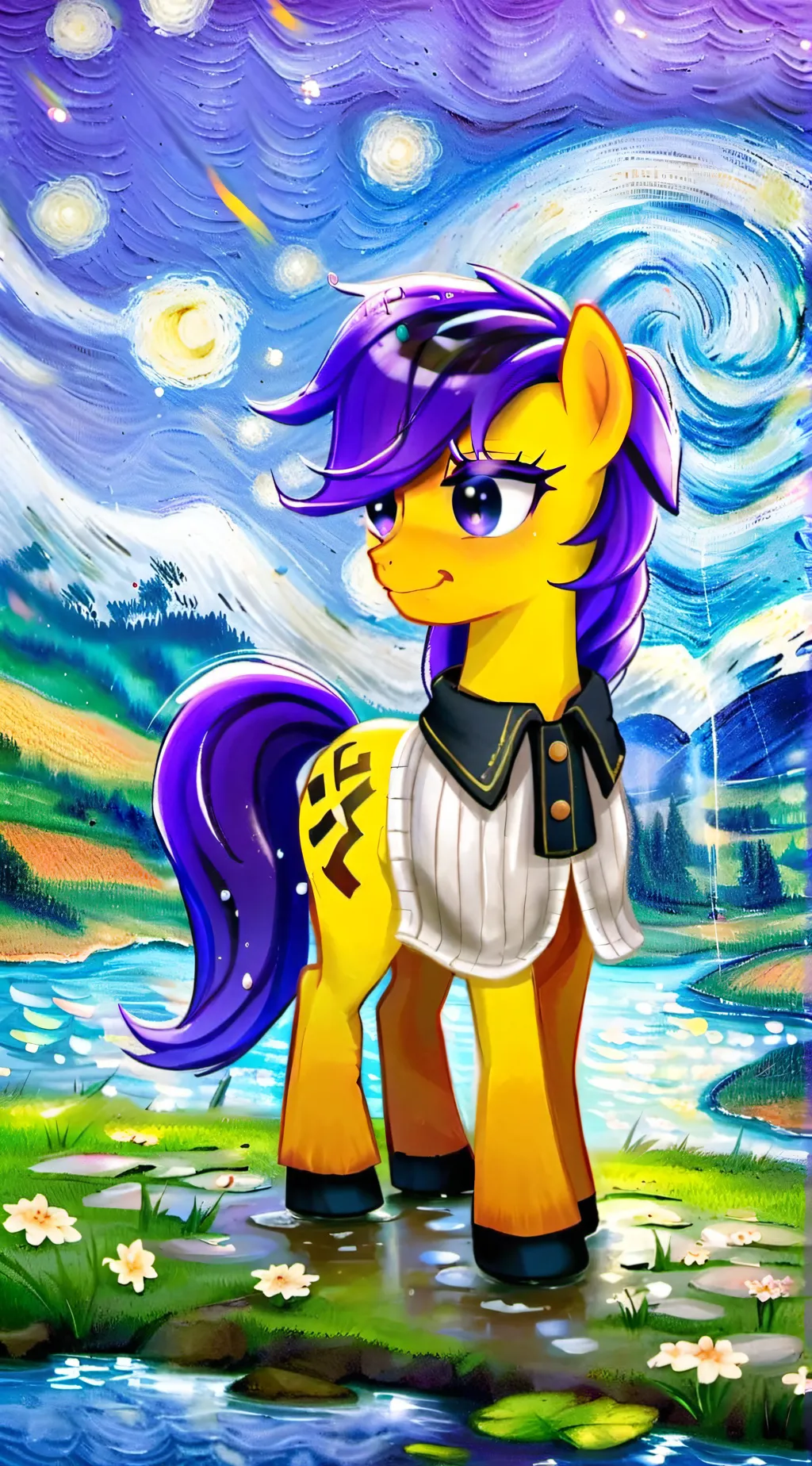 ai character: lemon drop background