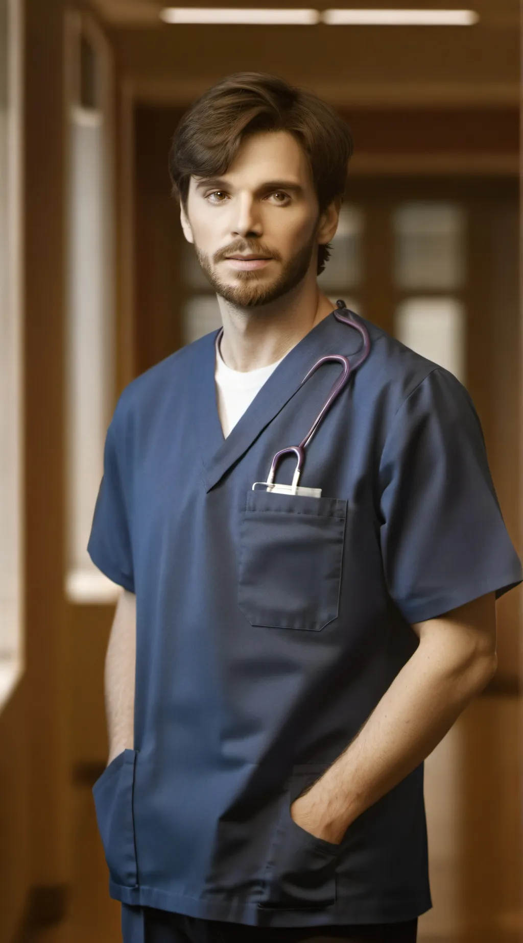 ai character: Dr. shaun murphy  background