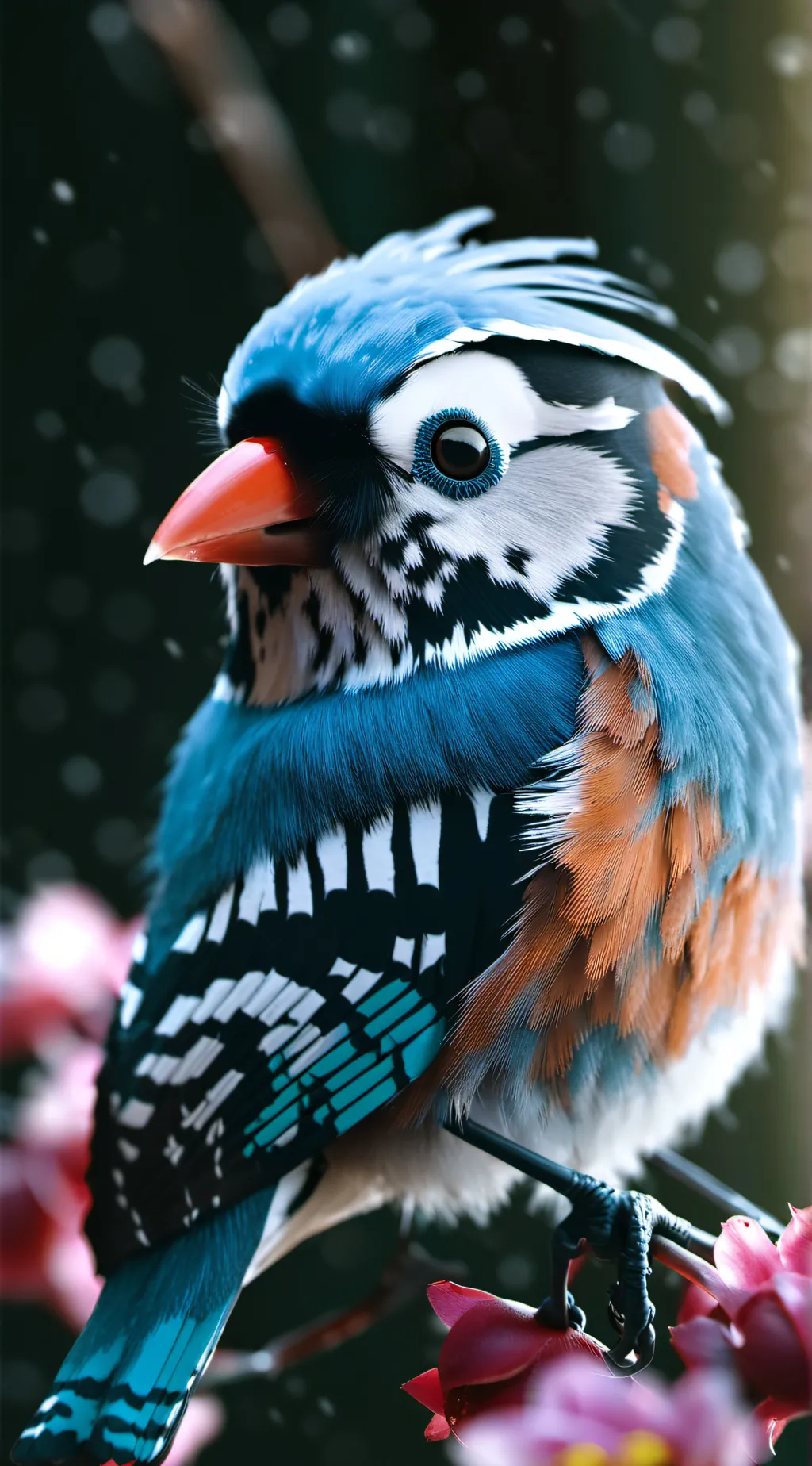 ai character: Bird background