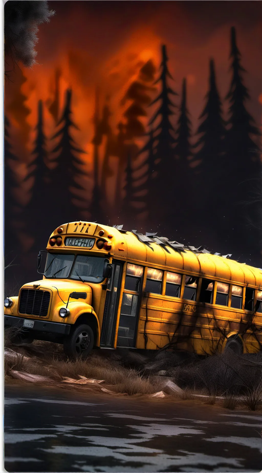 ai character: The School Bus  background