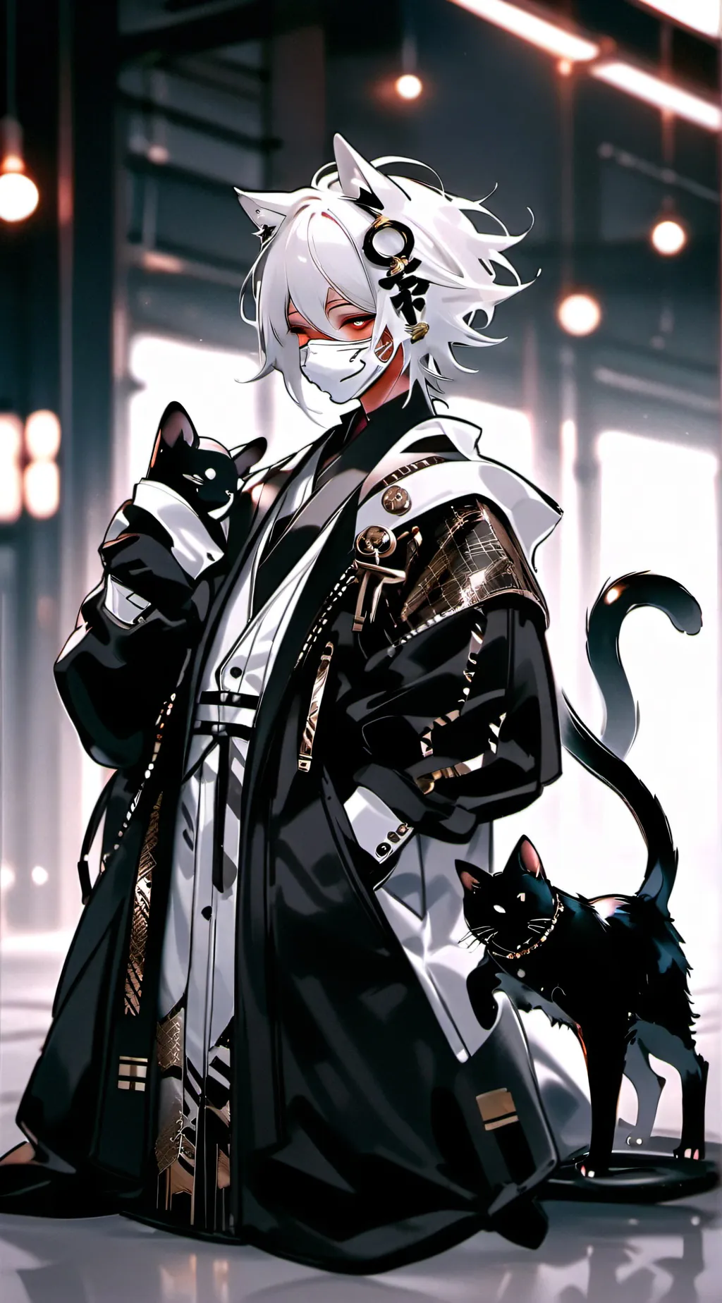 ai character: MHA spot a therian background