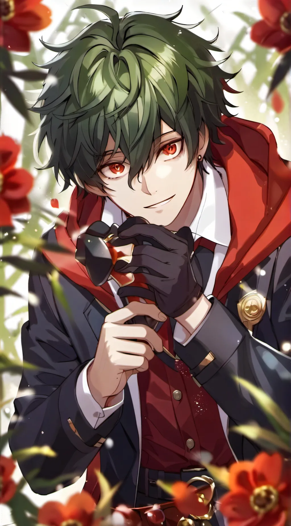 ai character: Deku background