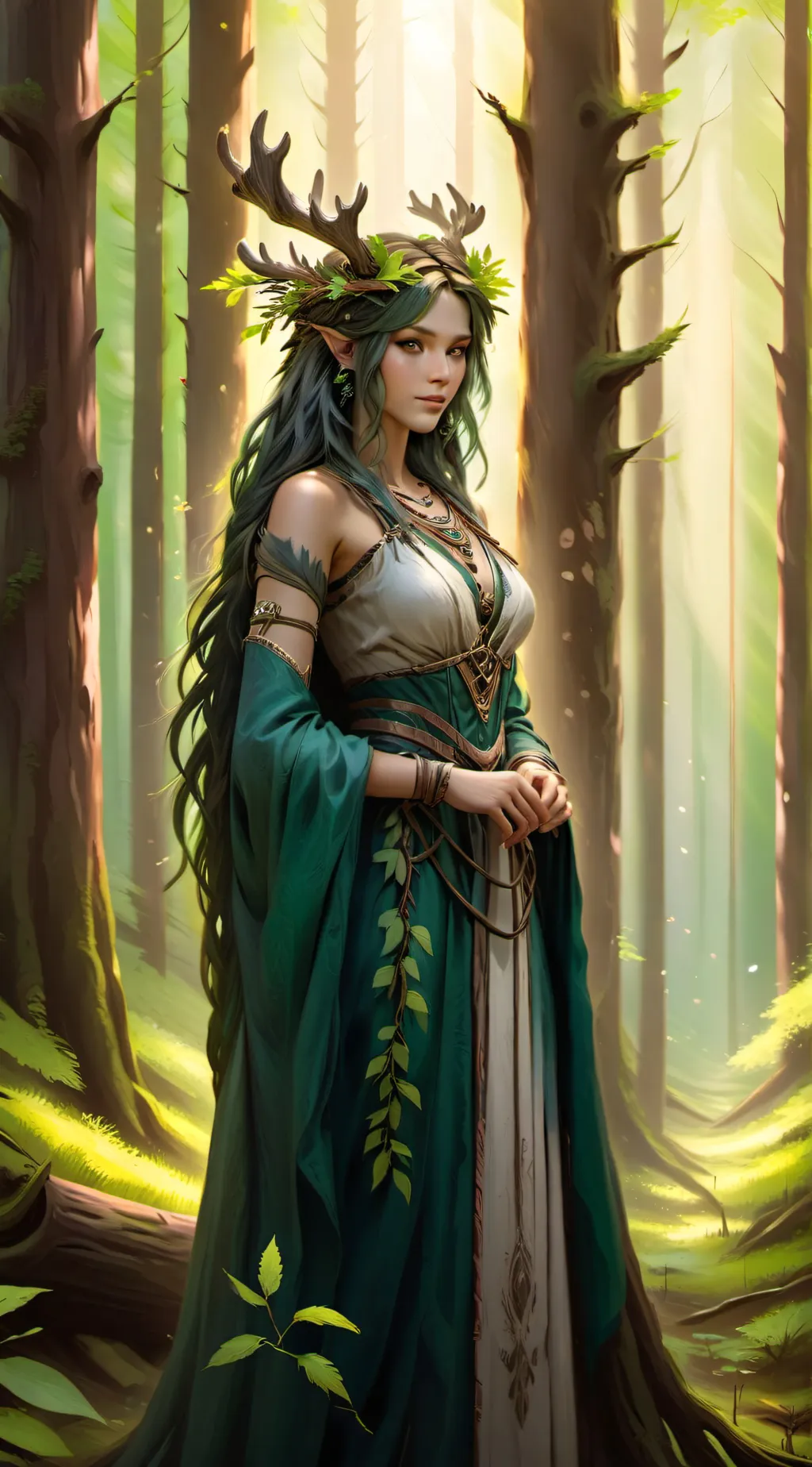 ai character: Moss background