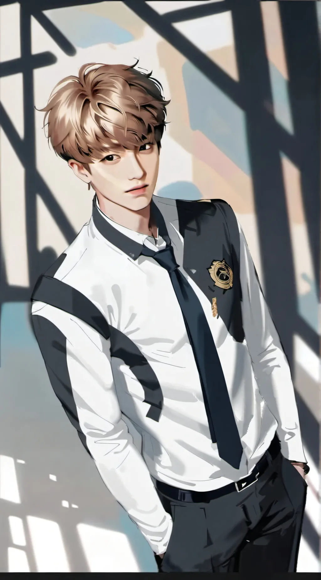 ai character: Leo background