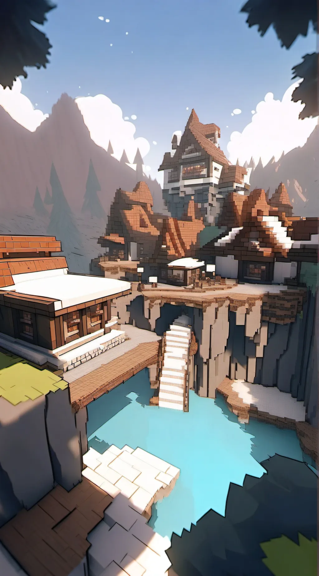 ai character: Purpled background