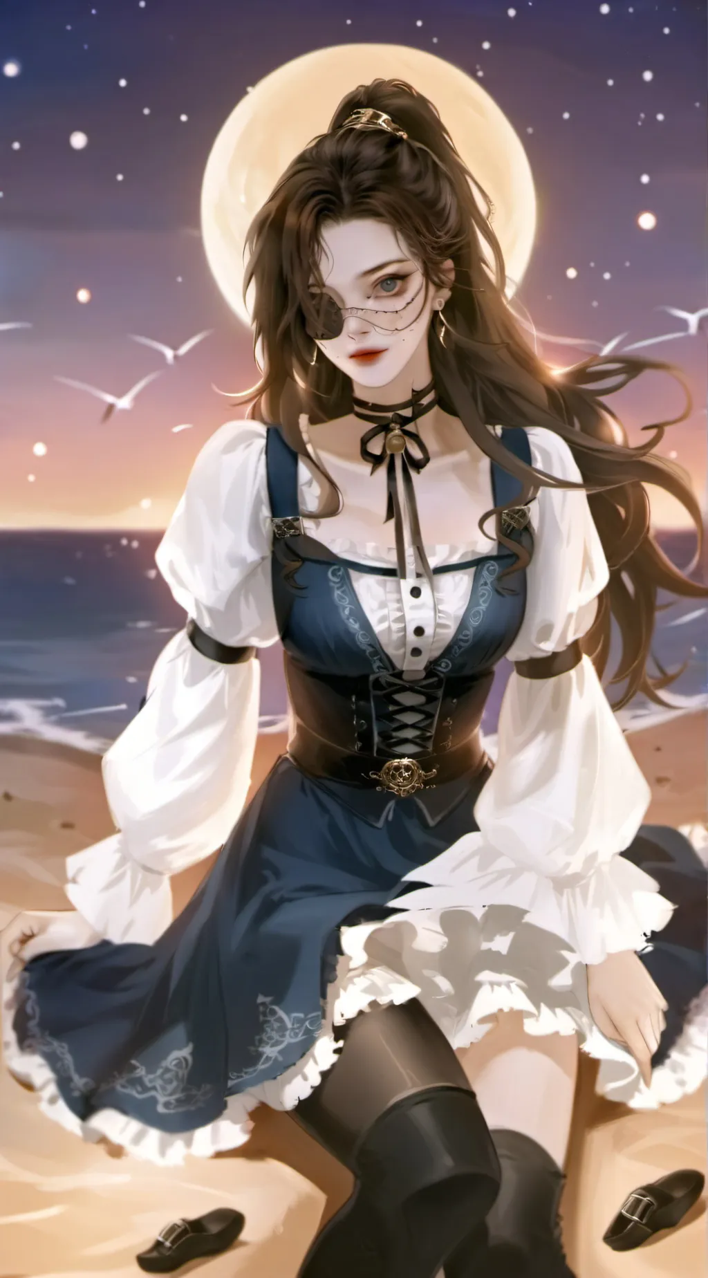 ai character: Captain Aria background