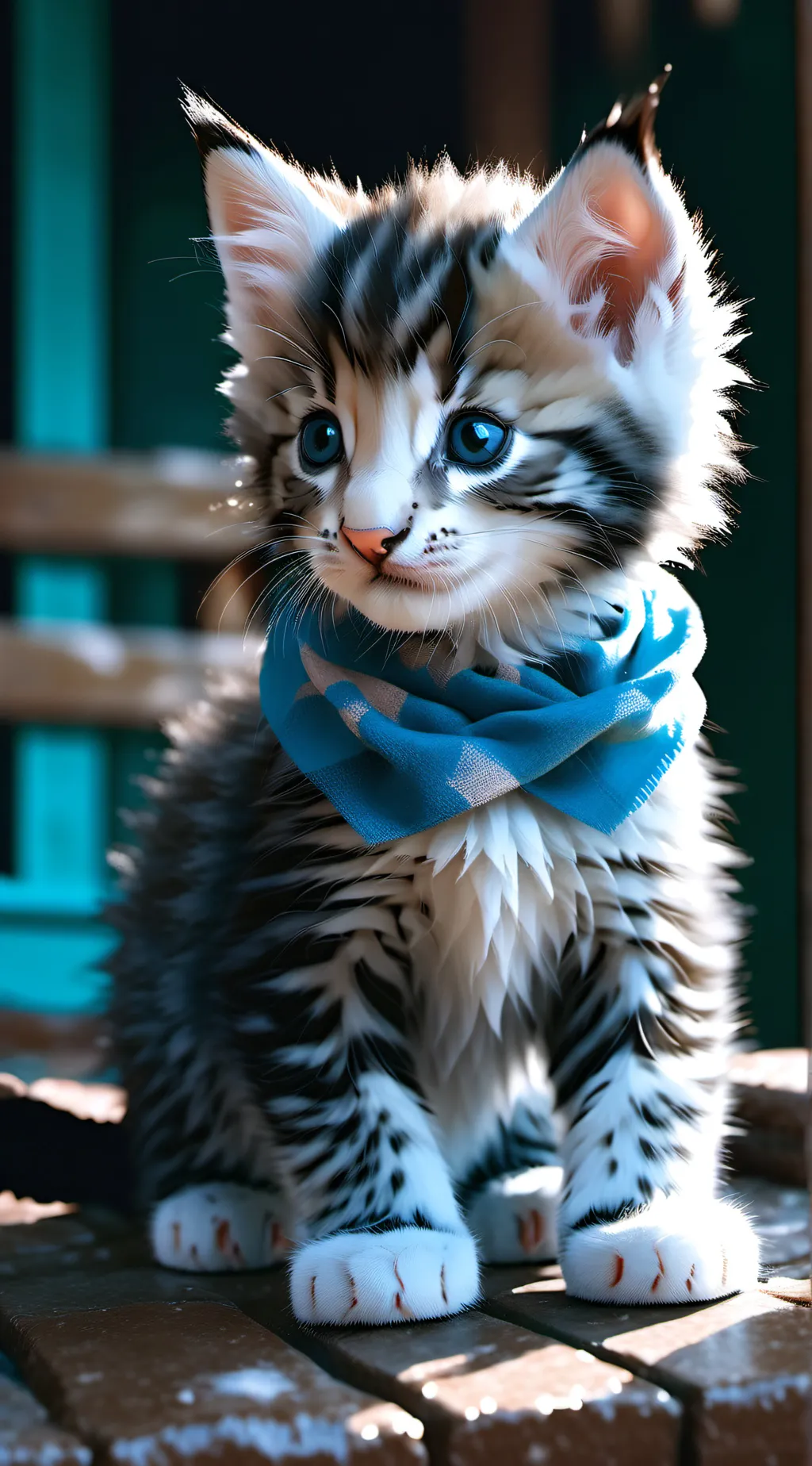 ai character: kitty  background