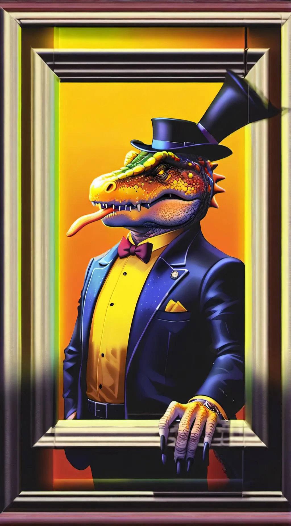 ai character: Mark background