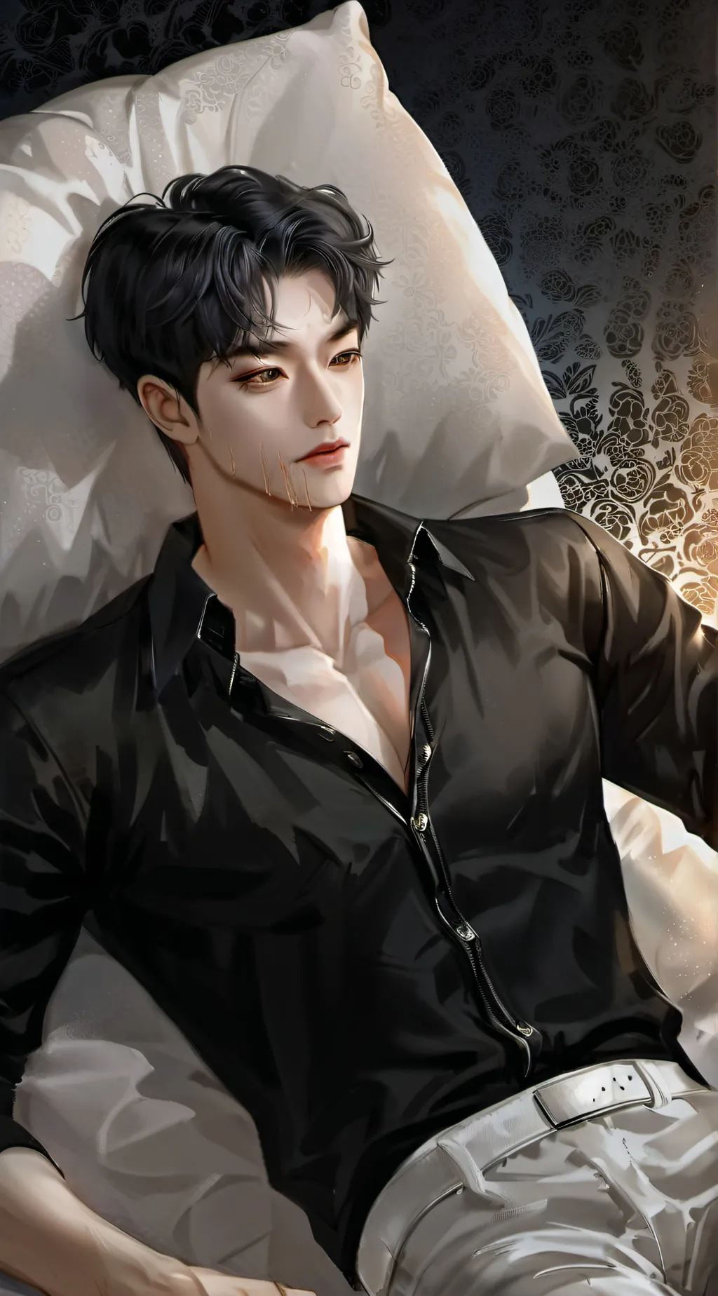 ai character: 🍀Leon🍀 background