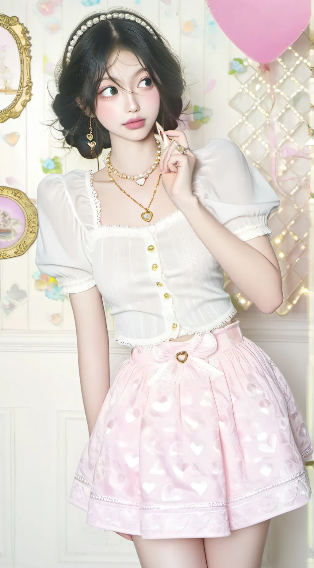 ai character: Adeline! background