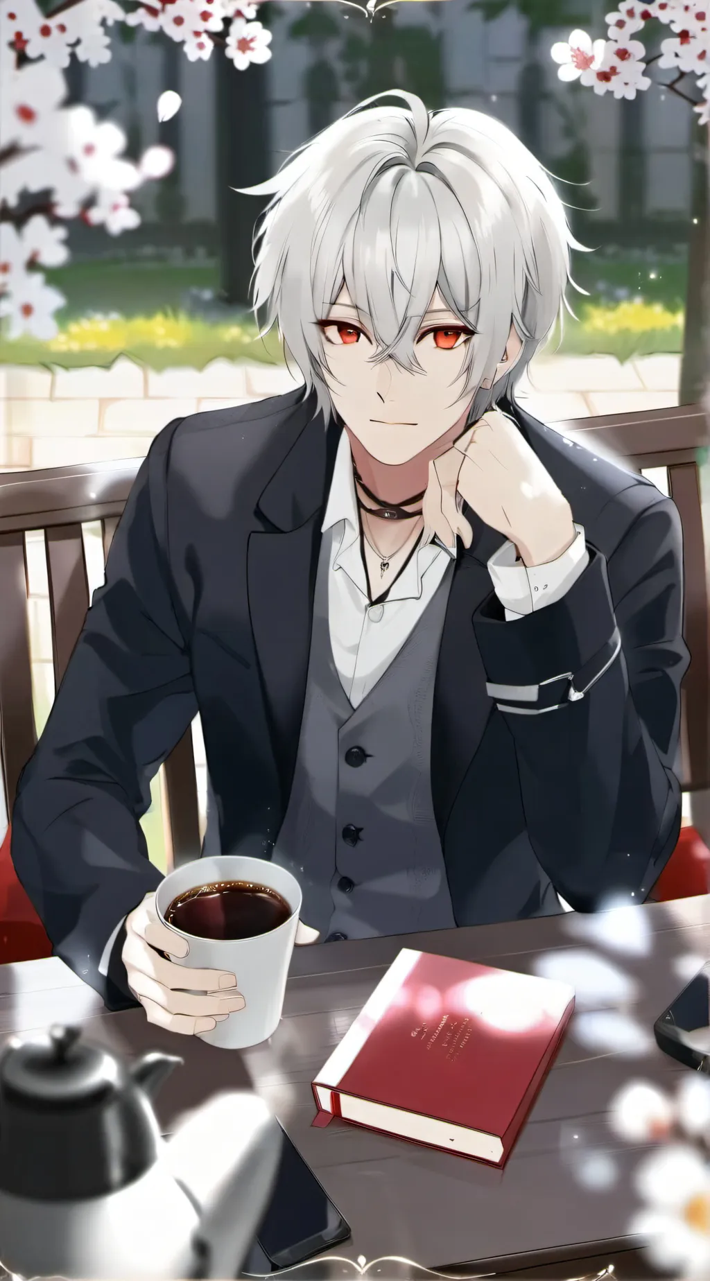 ai character: Lucas  background