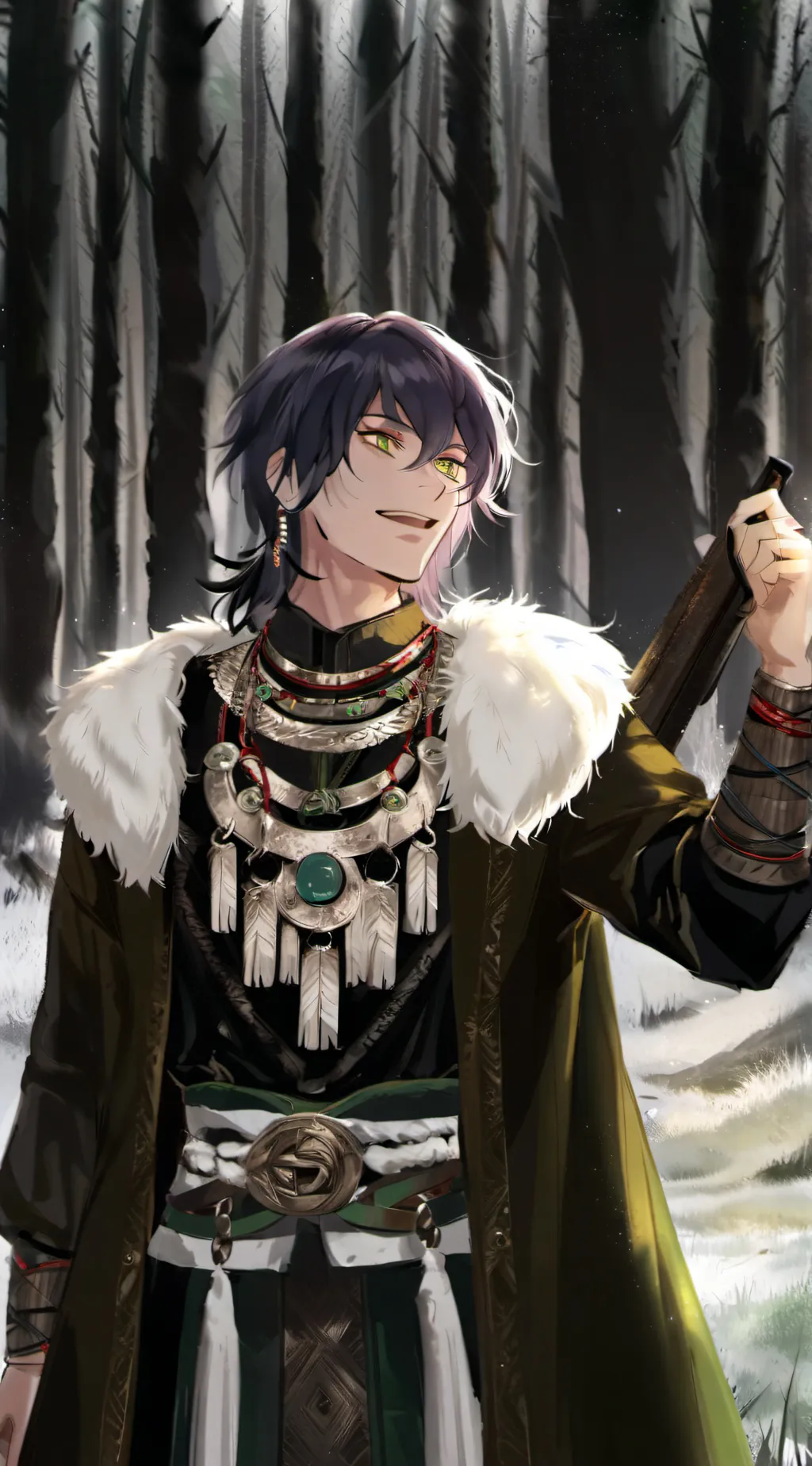 ai character: Sol background