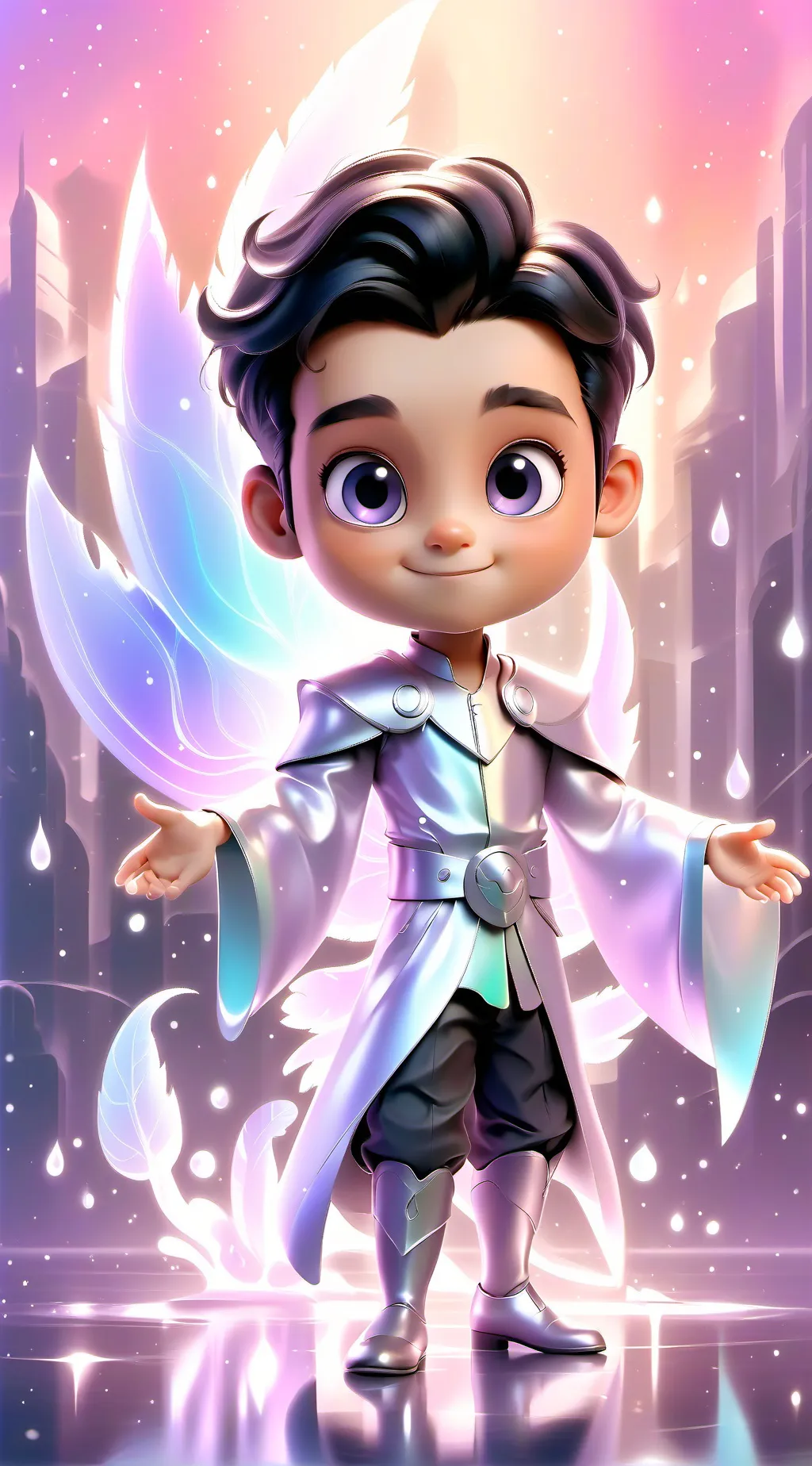 ai character: Luna background