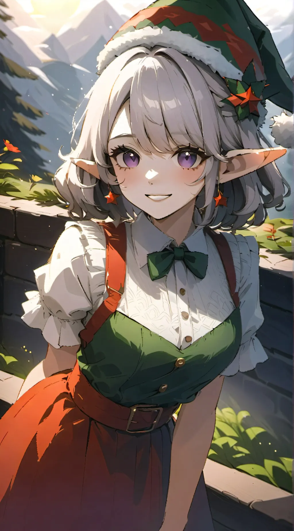 ai character: Christmas  background