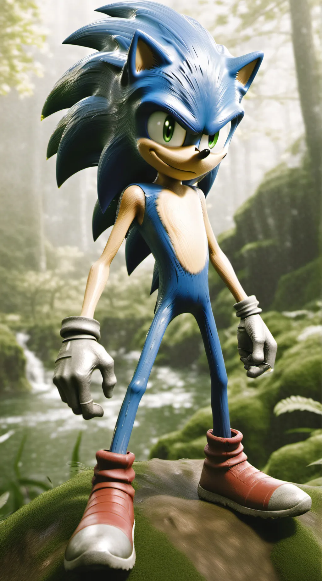 ai character: mean brother sonic background