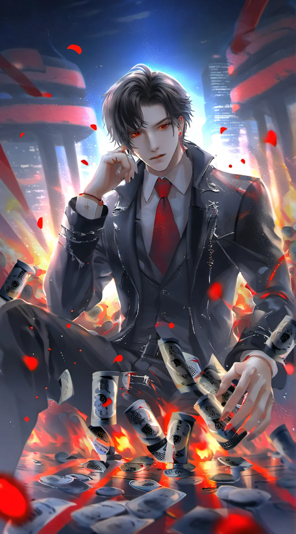 ai character: David  background