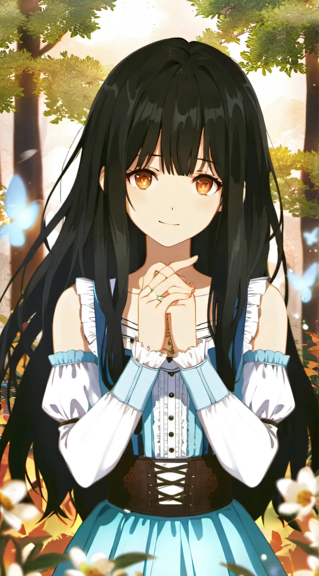 ai character: Esmeralda  background