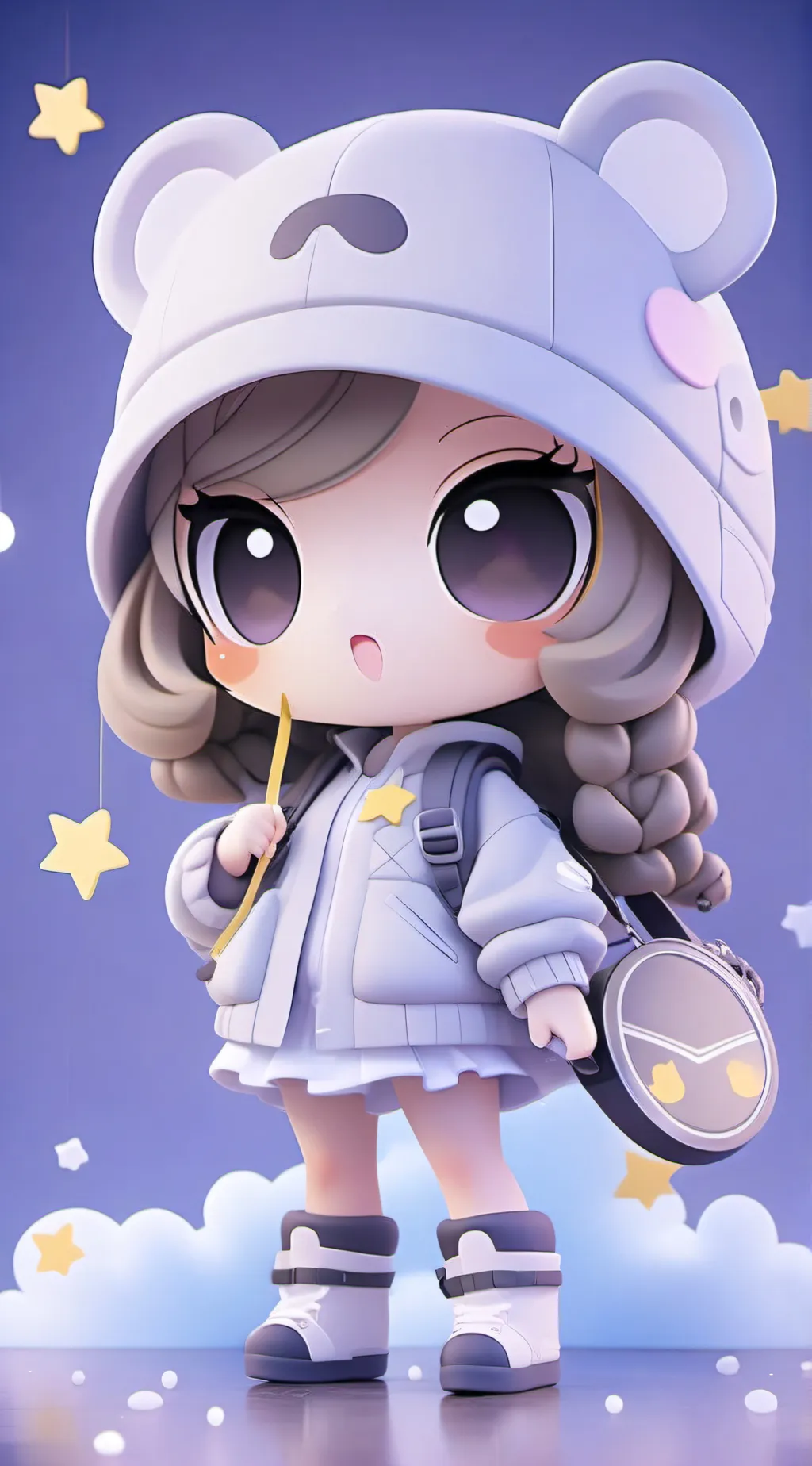 ai character: Mha camping trip  background