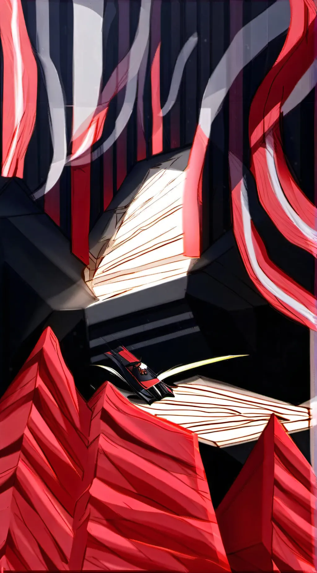 ai character: radioapple background