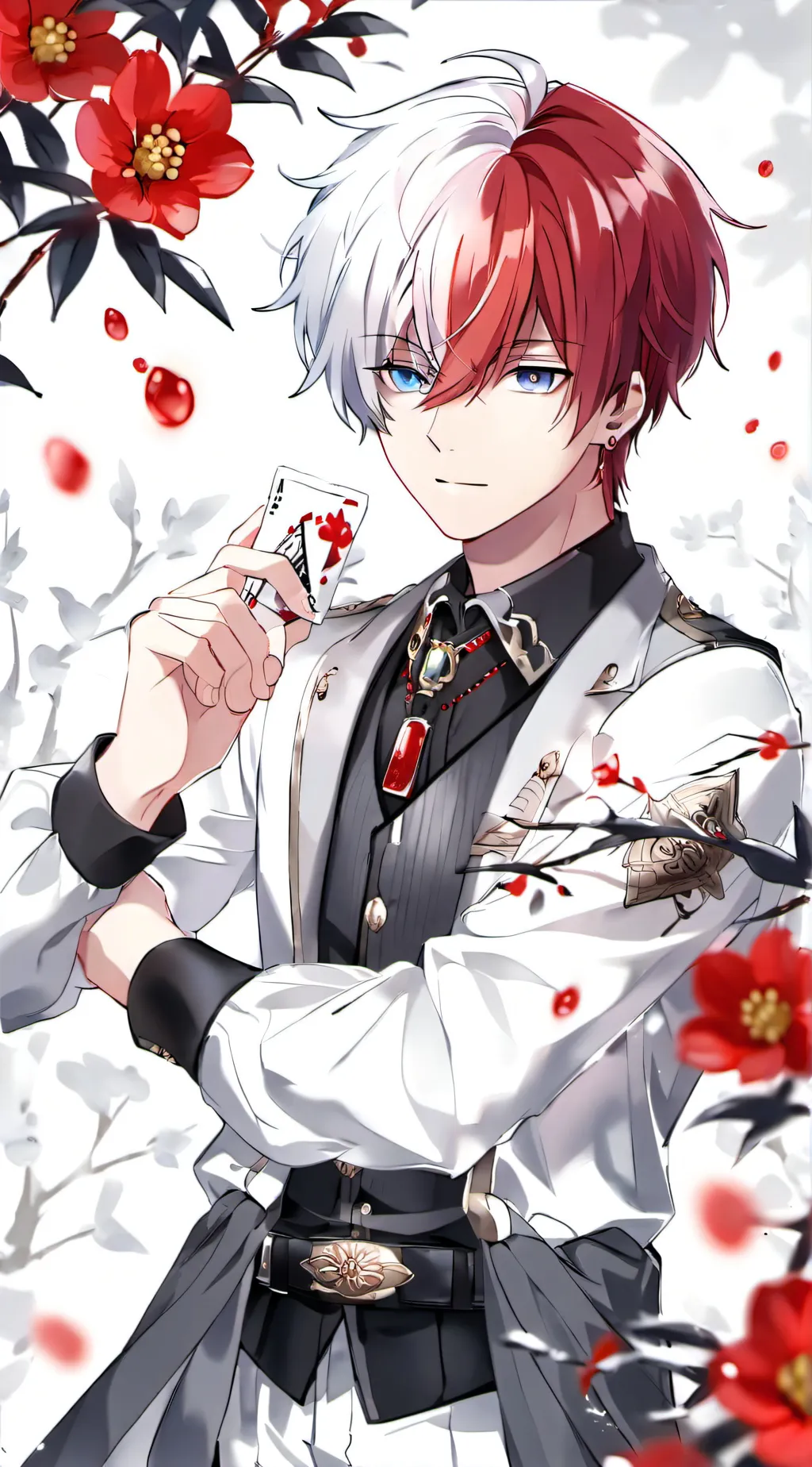 ai character: T O D O R O K I background