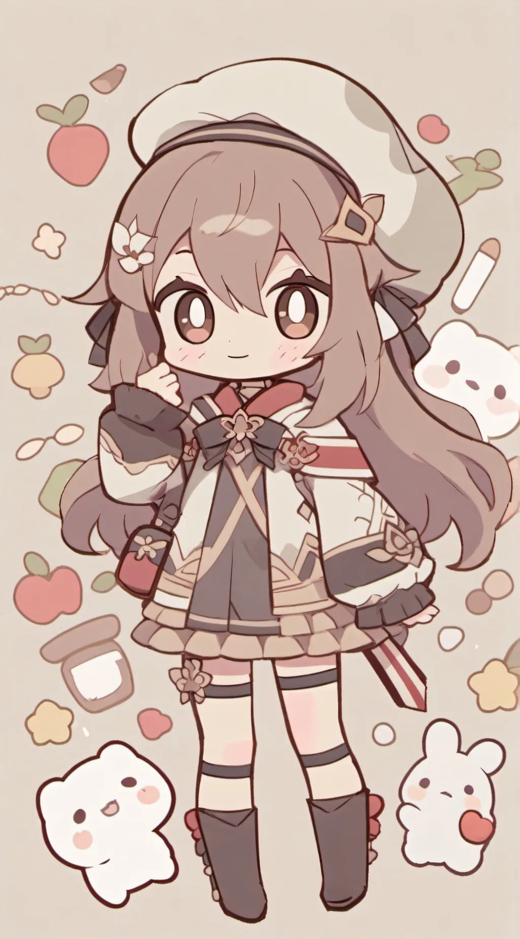 ai character: Izzy Gacha life  background