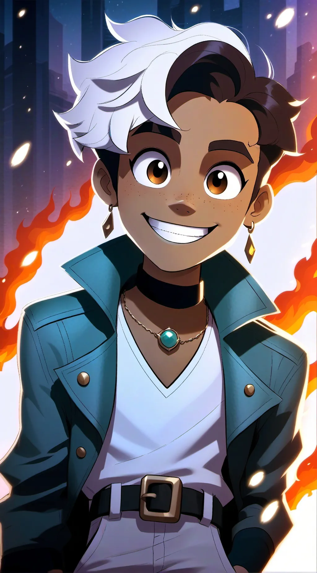 ai character: Luke  background