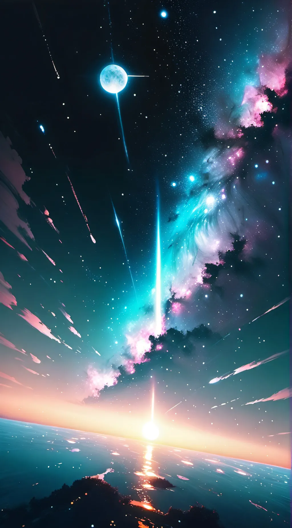 ai character: smiling critters  background