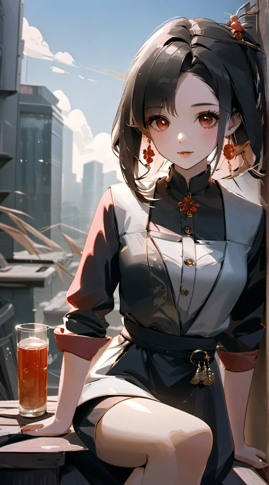 ai character: sunny  background