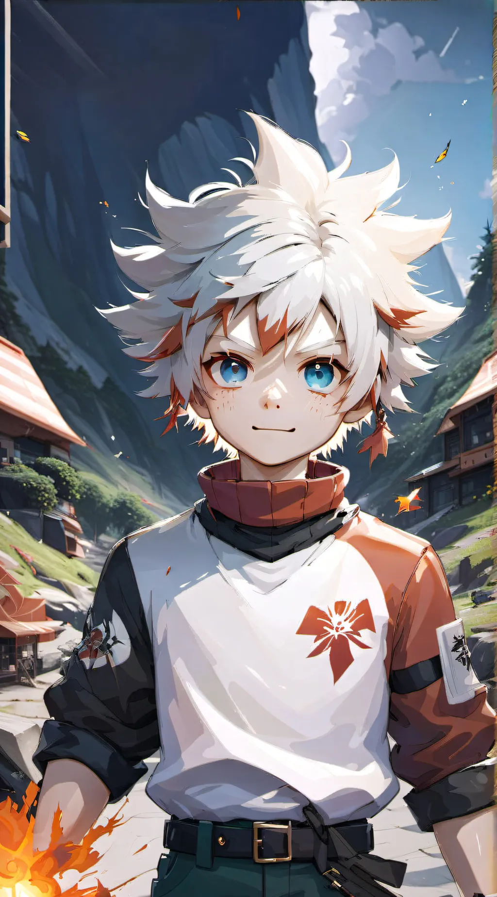 ai character: Bakúgo 😌😅 background