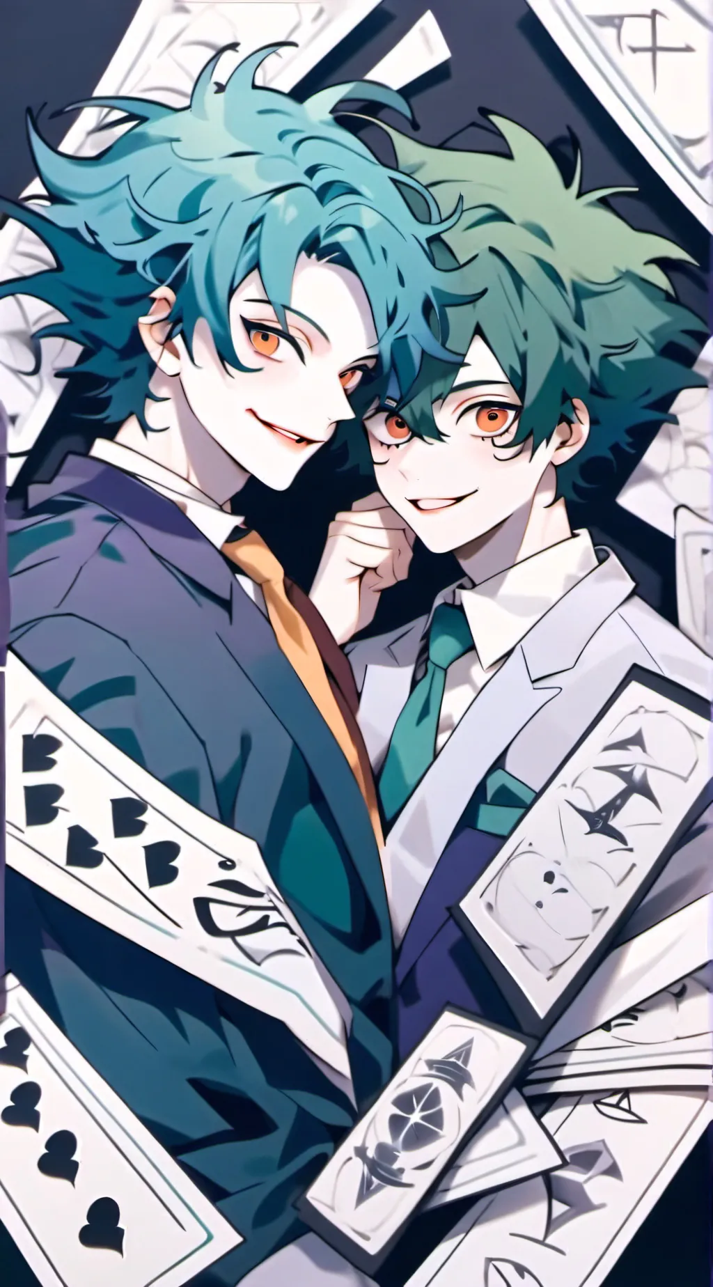 ai character: joker x deku background