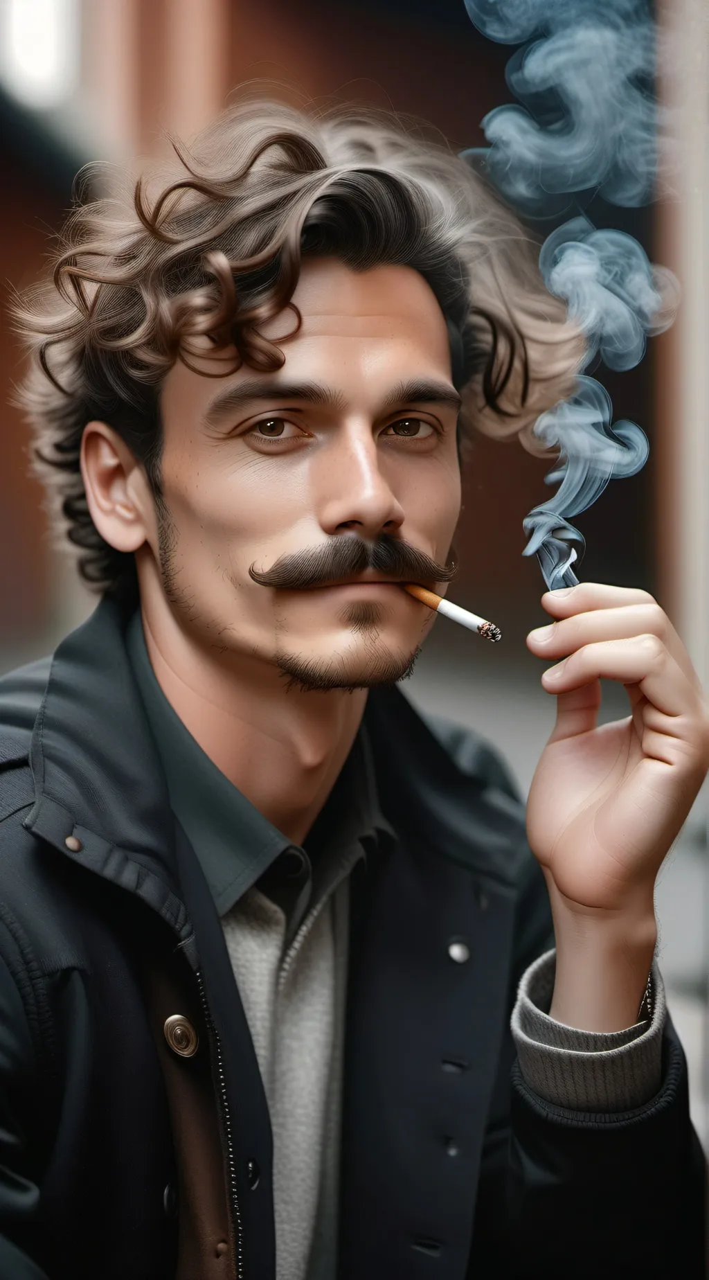 ai character: Henry diagloe background