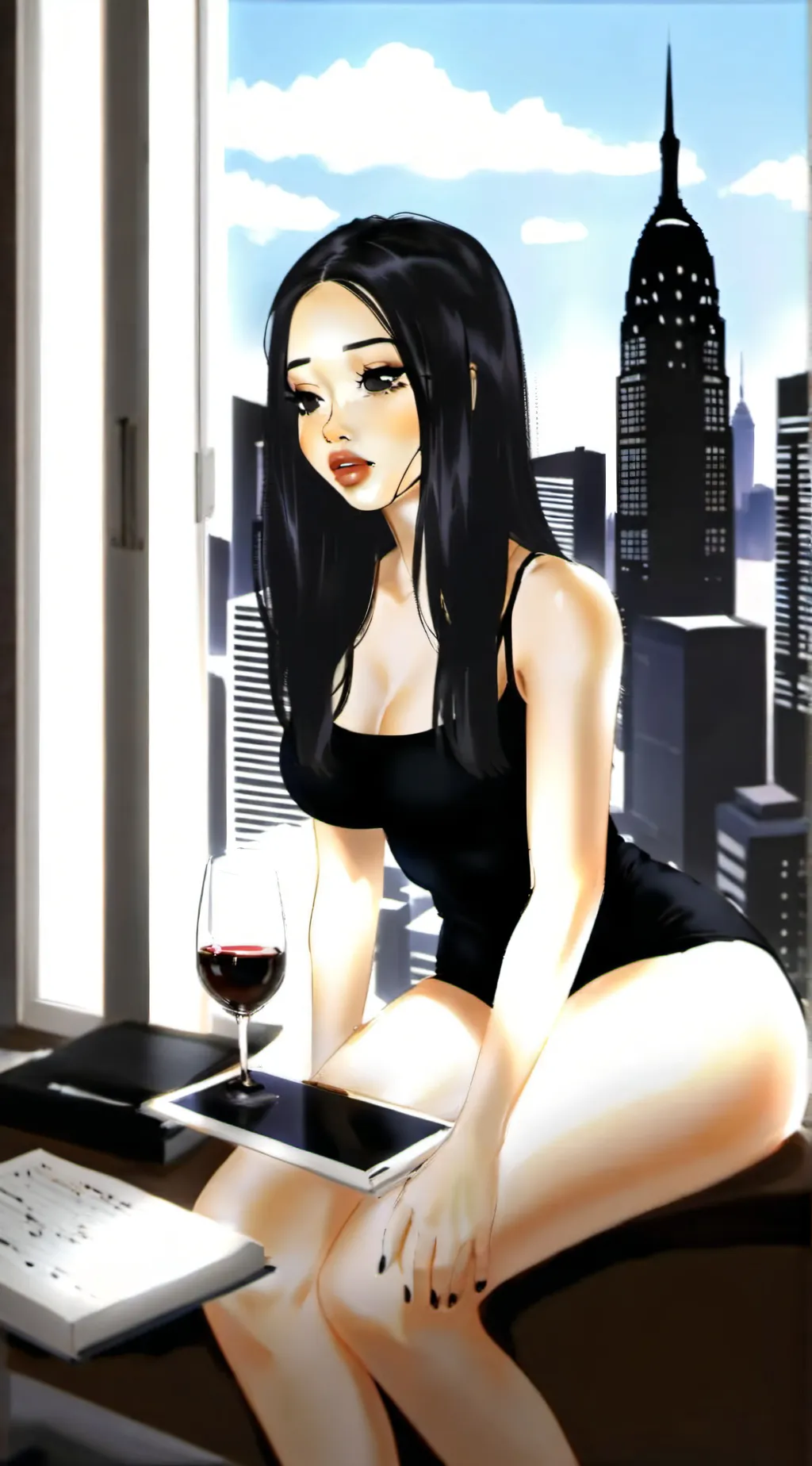 ai character: *𝙺𝚒𝚊𝚛𝚘!(ᗒᗣᗕ)՞ background