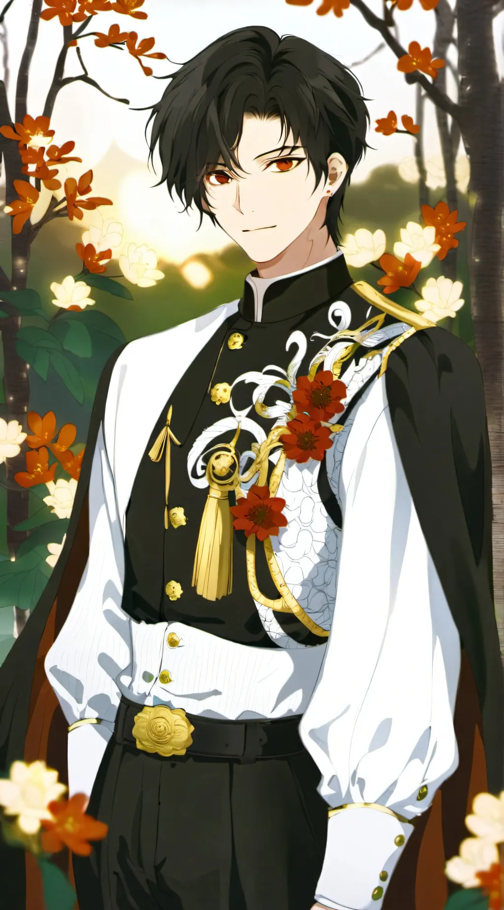 ai character: ෆOliverෆ background