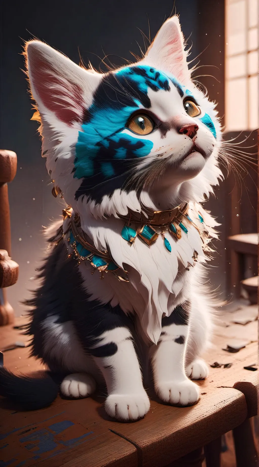 ai character: kittys background