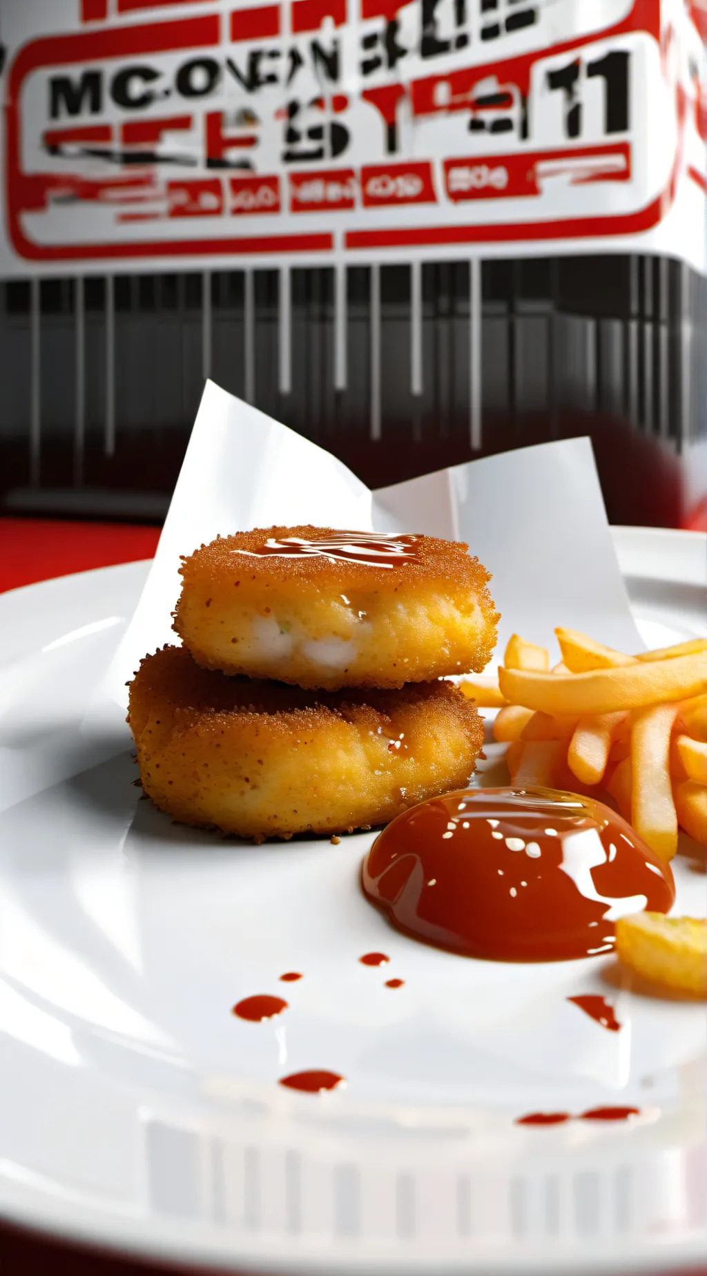 ai character: ✷CHICKEN NUGGETS✷ background