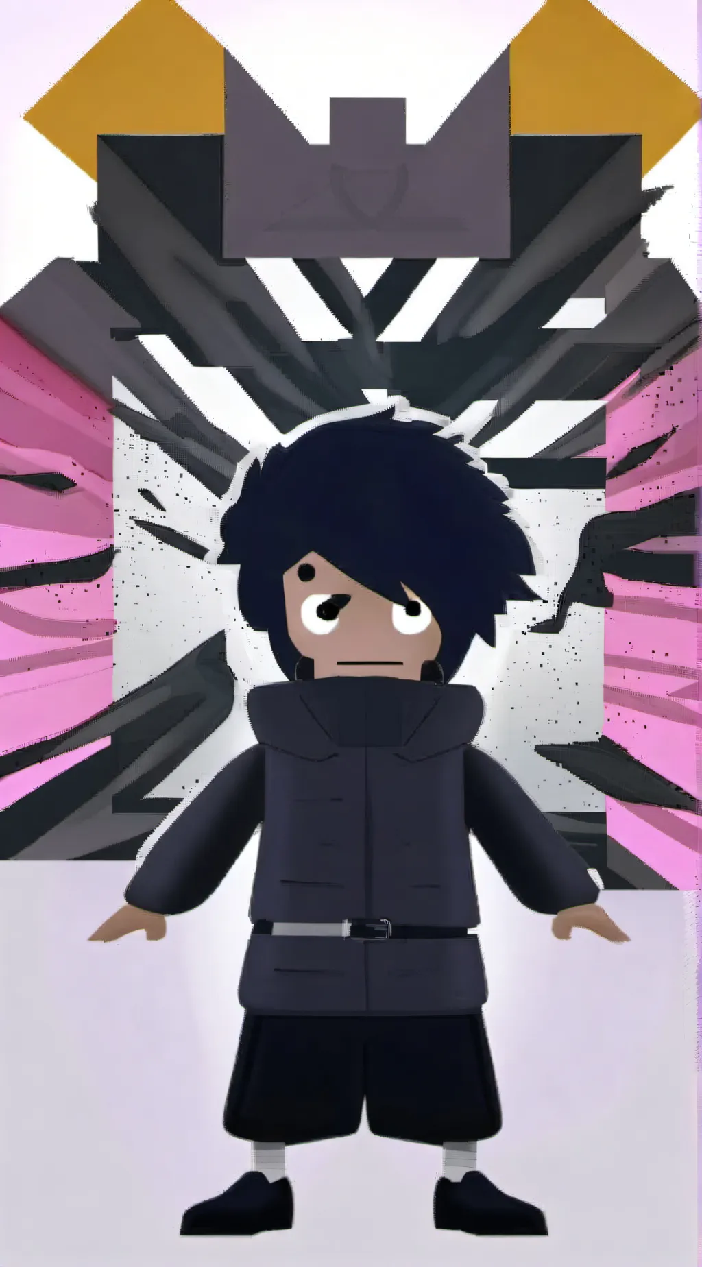 ai character: cruption  background