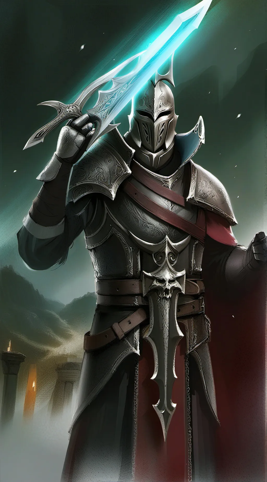 ai character: Titan hero background